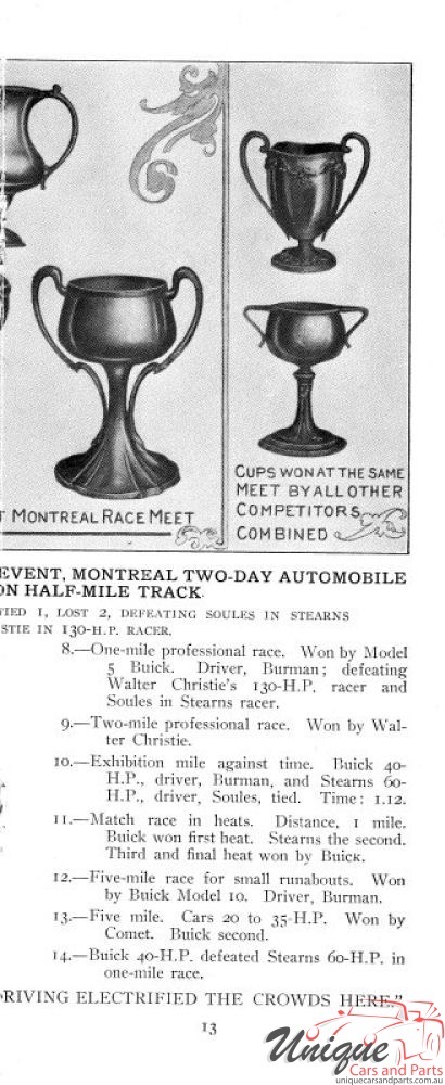 1908 Buick Victories Brochure Page 5